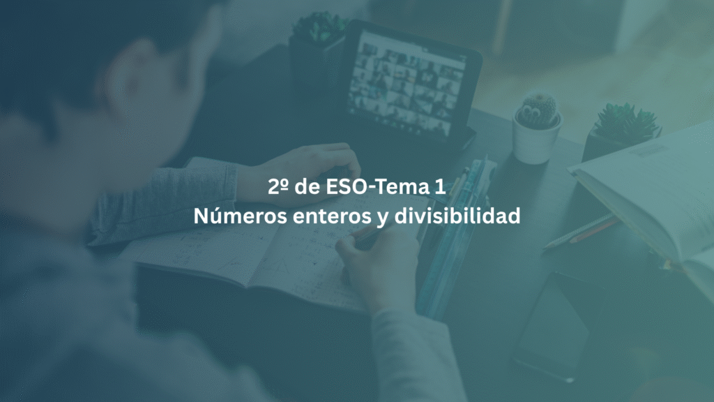2º de ESO- Tema 1: Números enteros y divisibilidad